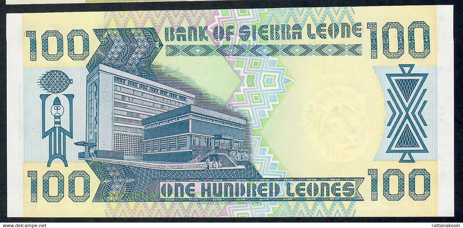 SIERRA LEONE  P18b 100 LEONES  1989  #D/6     UNC. - Sierra Leona