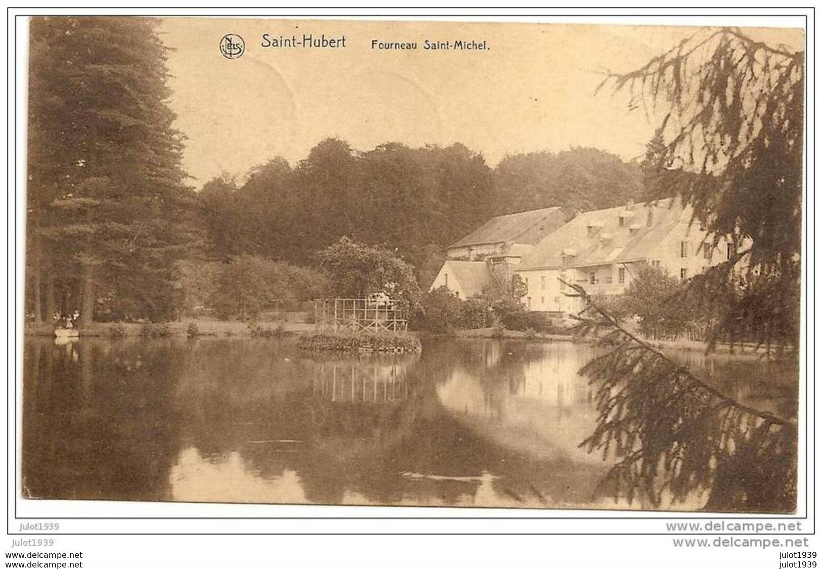 BLIER . SAINT - HUBERT ..-- Fourneau St - Michel ..-- 1921 BLIER ( Melle Rosalie GRANDJEAN  Au Château ) .  Voir Verso . - Erezée