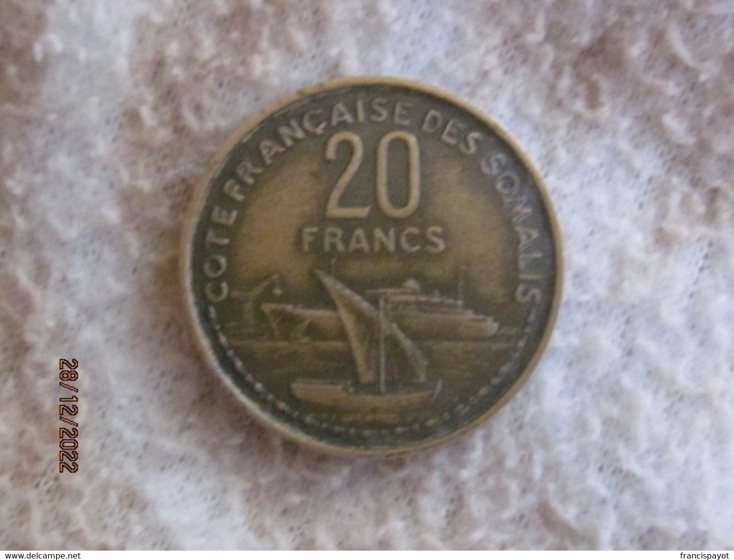 Côte Française Des Somalis 20 Francs 1952 - Dschibuti