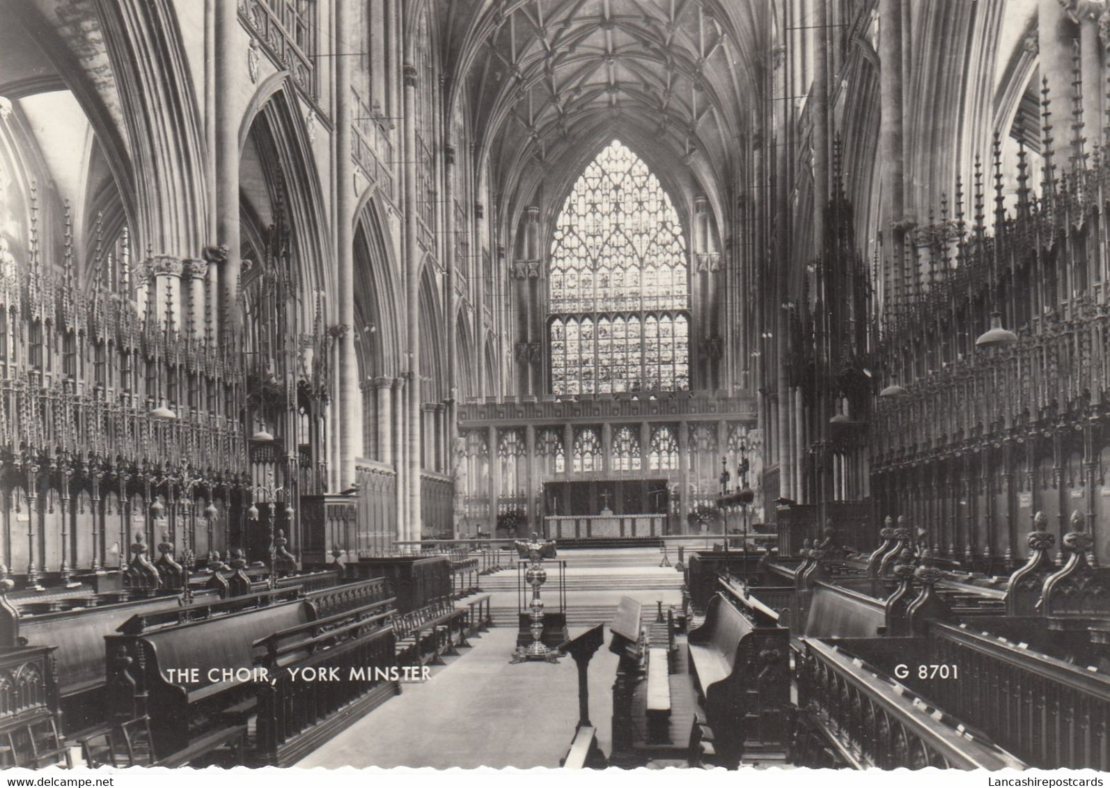 Postcard The Choir York Minster RP My Ref B24875MD - York