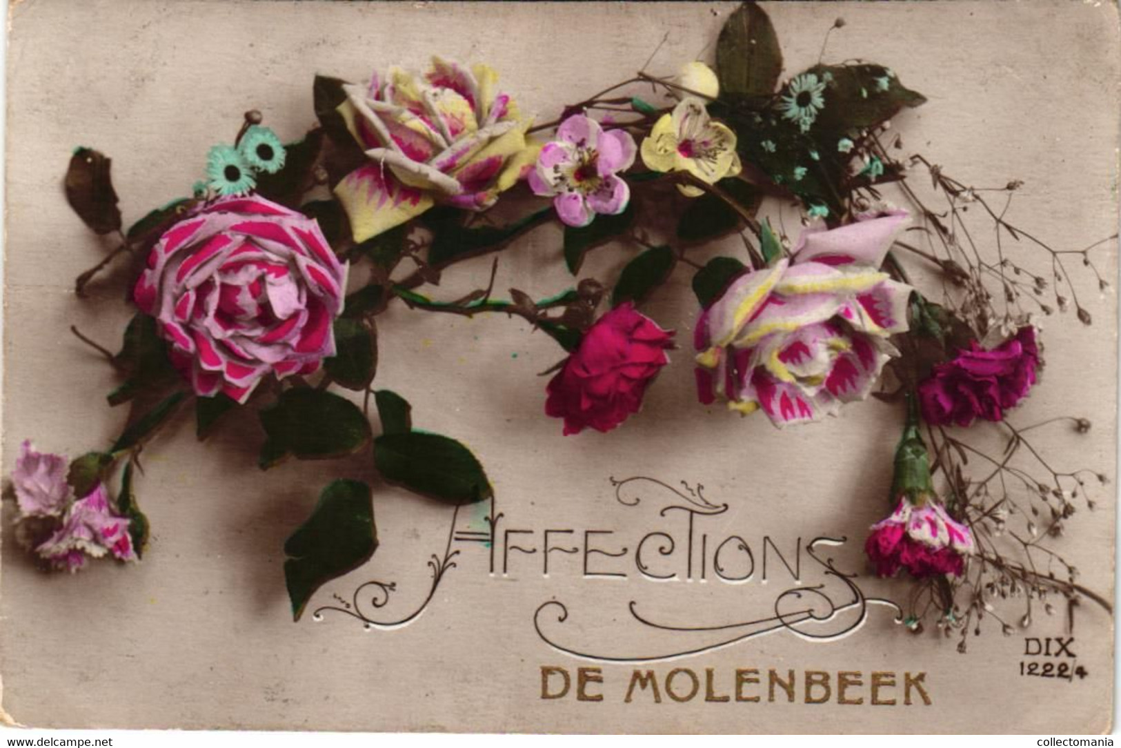 5 CP Molenbeek St. Jean Affections De Molenbeek Monument Installations Maritimes Le Marché 1914  1913 Photo Albert - Molenbeek-St-Jean - St-Jans-Molenbeek