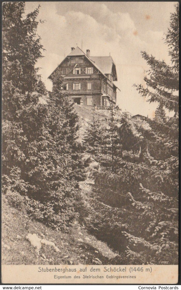 Stubenberghaus Auf Dem Schöckel, C.1910s - Franz Schuler AK - St. Radegund
