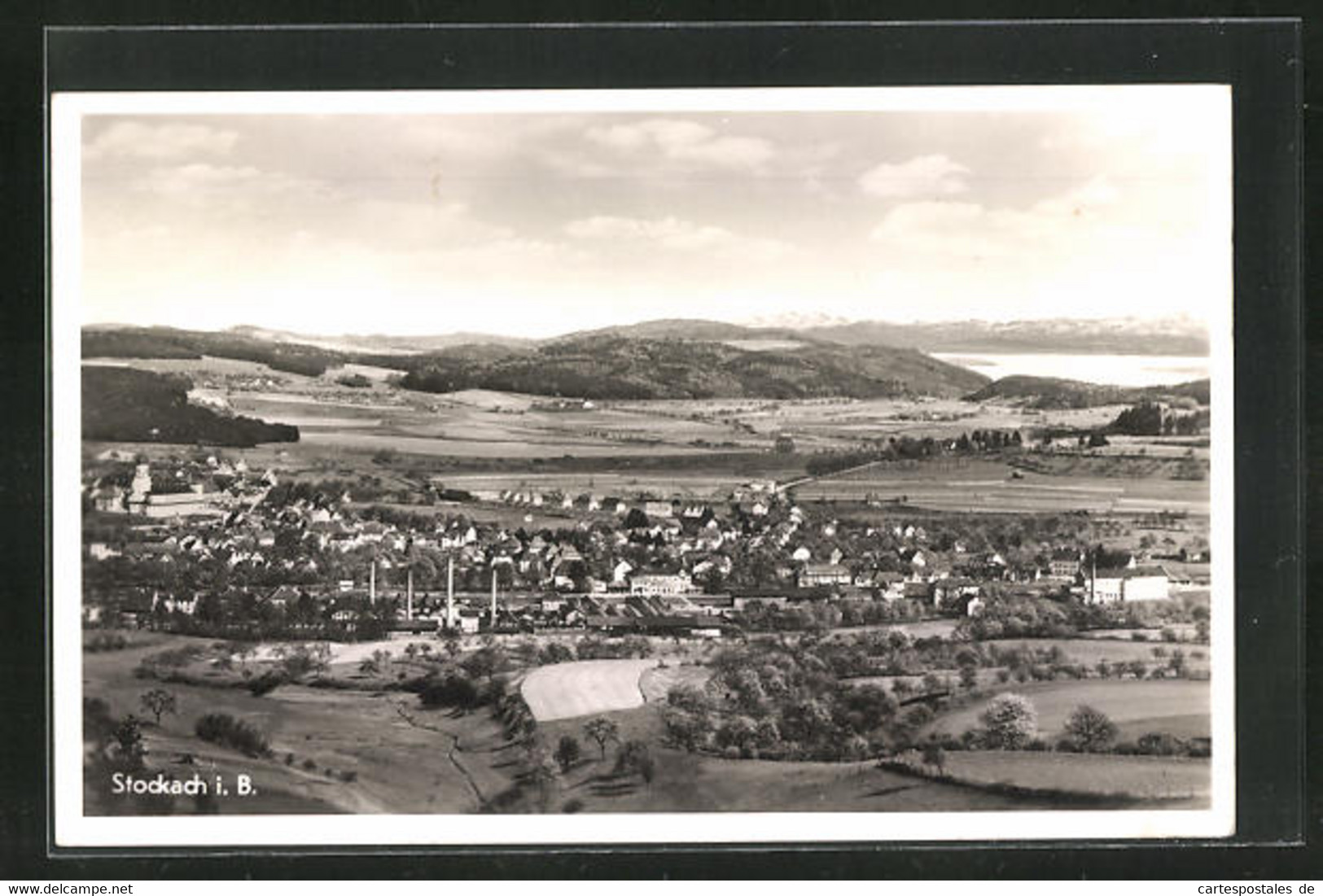 AK Stockach I. B., Stadtpanorama - Stockach