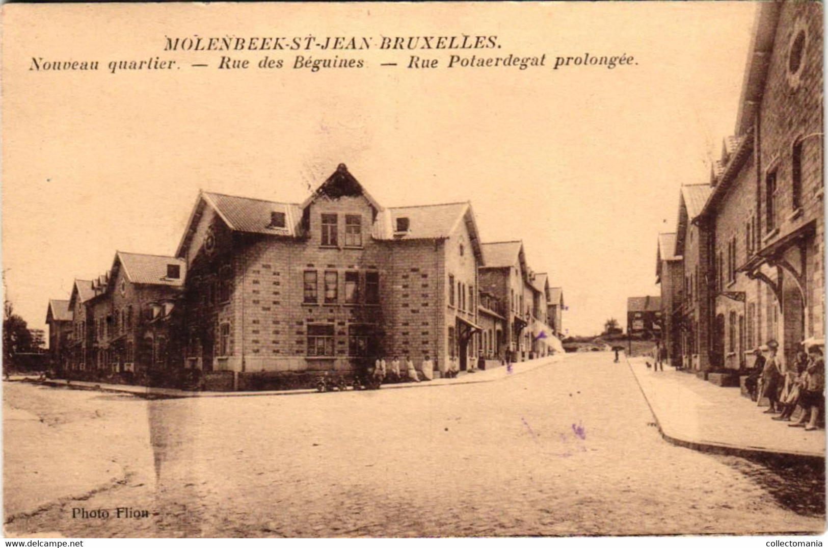 3 CP Molenbeek St.Jean  Place De La Duchesse  1903 Nouveau Quartier Rue Des Béguines Rue Potaerdegat 1949 - Molenbeek-St-Jean - St-Jans-Molenbeek