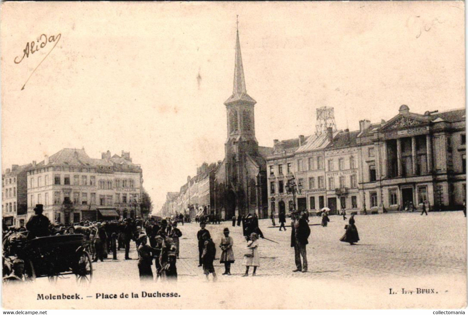 3 CP Molenbeek St.Jean  Place De La Duchesse  1903 Nouveau Quartier Rue Des Béguines Rue Potaerdegat 1949 - Molenbeek-St-Jean - St-Jans-Molenbeek