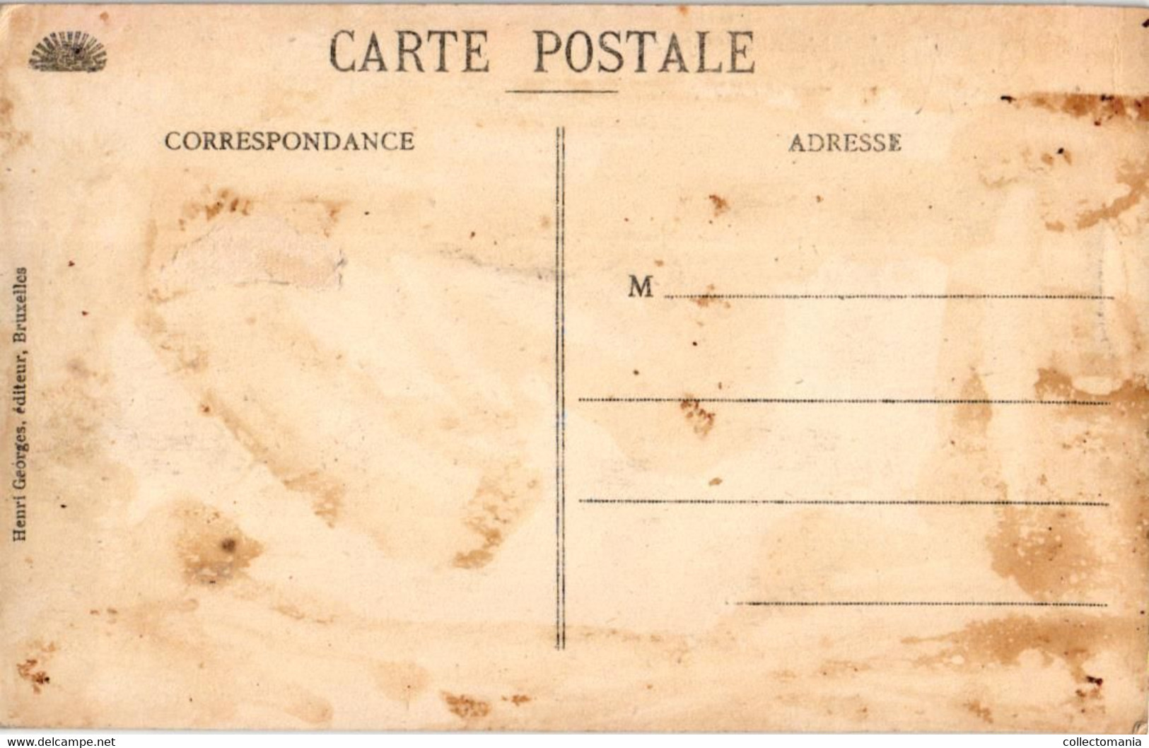 5 CP Molenbeek St.Jean  Parc Marie-José   L' Etang Le Château  Pont Rustique  1923  1929 - Molenbeek-St-Jean - St-Jans-Molenbeek