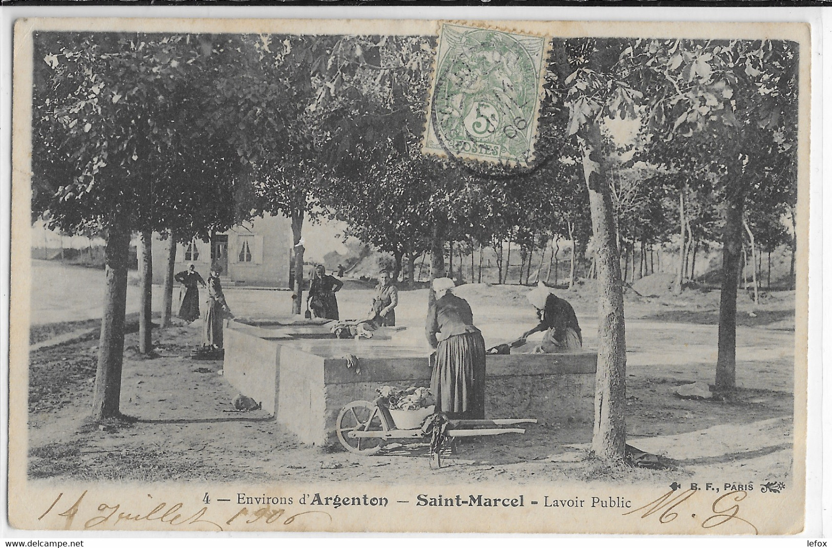 ST MARCEL LAVOIR PUBLIC RARE EN 1906 - Altri & Non Classificati