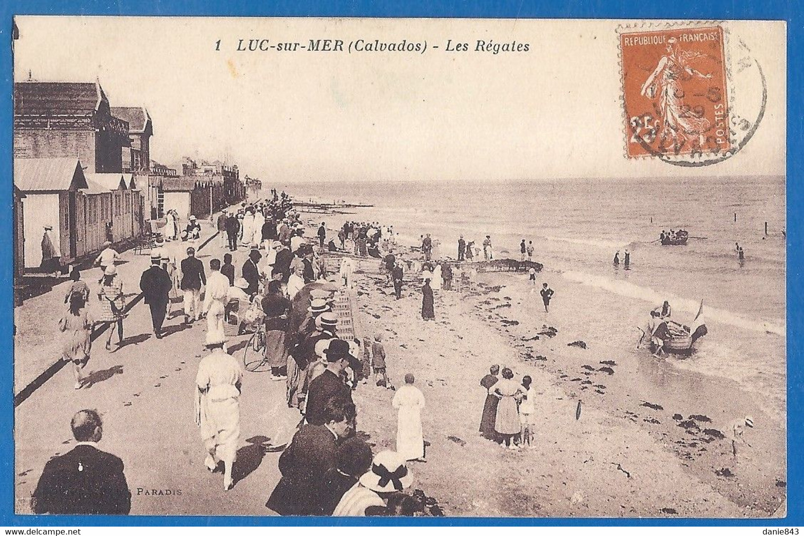 LOT DE 9 CP - CALVADOS - LUC SUR MER - Petites Cartes Avec Quelques Belles Animations - 14/19 - Luc Sur Mer