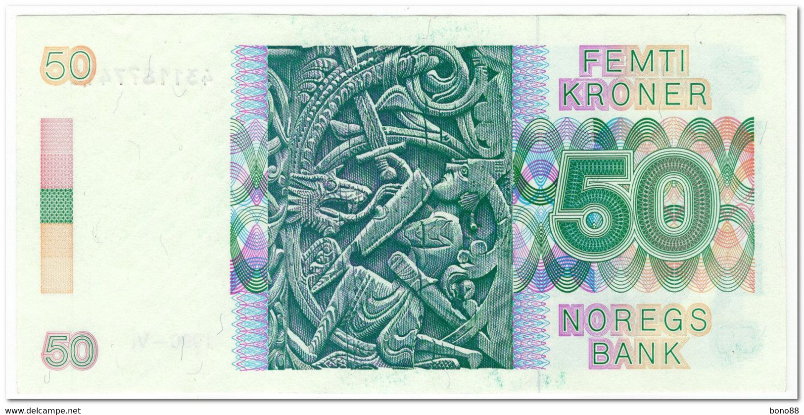 NORWAY,50 KRONER,1990,P.42e,XF-AU - Norwegen