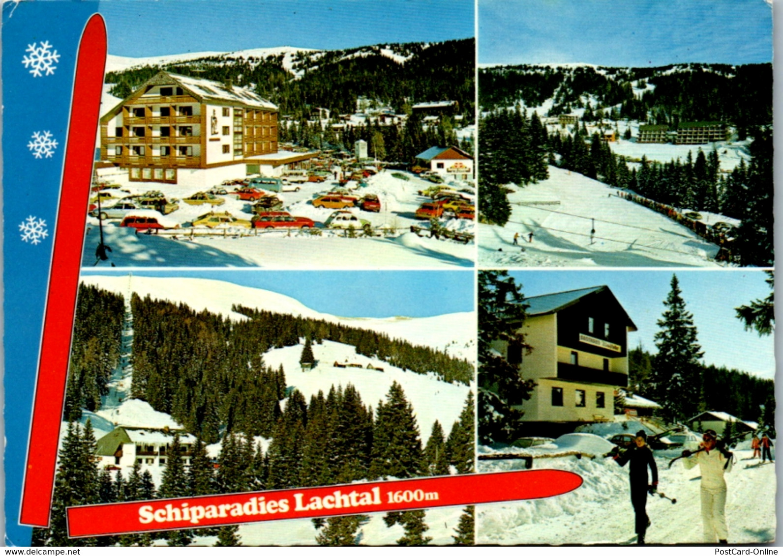 12634 - Steiermark - Niederwölz , Lachtal , Wölzer Tauern , Mehrbildkarte - Gelaufen 1979 - Scheifling