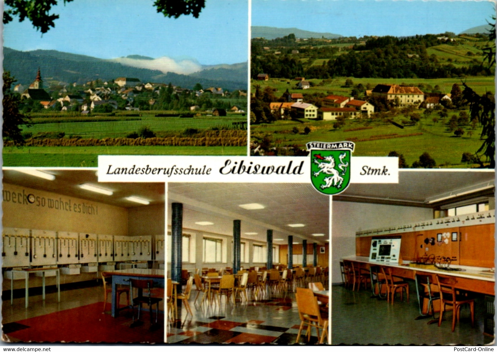 12635 - Steiermark - Eibiswald , Landesberufsschule - Gelaufen 1973 - Eibiswald