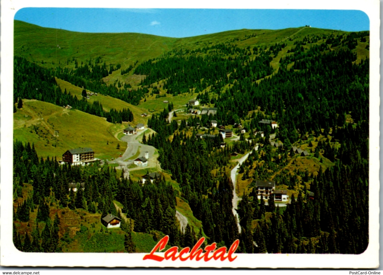 12644 - Steiermark - Niederwölz , Lachtal , Panorama - Gelaufen 1980 - Scheifling