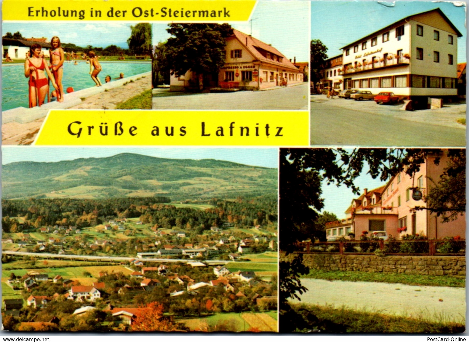 12756 - Steiermark - Lafnitz , Bad , Gasthof Egger , Hotel Lafnitzerhof , Pension Haspel  - Gelaufen 1973 - Fürstenfeld