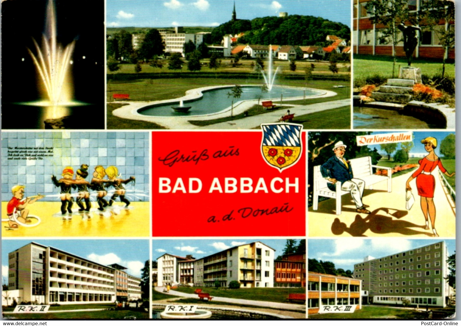 12912 - Deutschland - Bad Abbach An Der Donau , Mehrbildkarte - Gelaufen 1974 - Bad Abbach