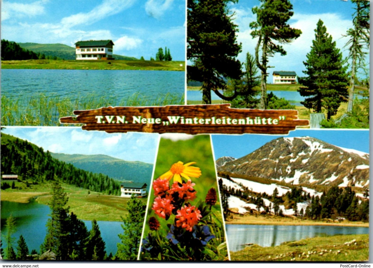 13008 - Steiermark - Judenburg , TVN , Neue Winterleiten Hütte , Mehrbildkarte - Gelaufen 1990 - Judenburg