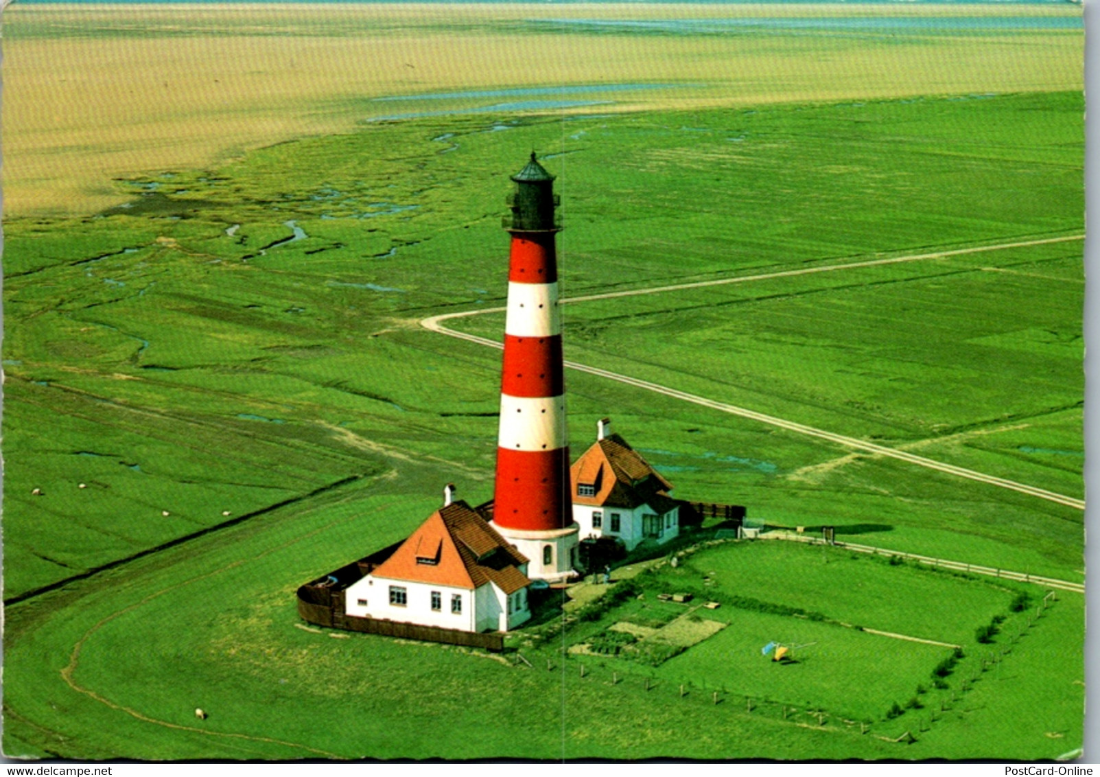 13062 - Deutschland - St. Peter Ording , Nordsee Heil Und Schwefelbad , Leuchtturm Westerhever - Gelaufen 1985 - St. Peter-Ording