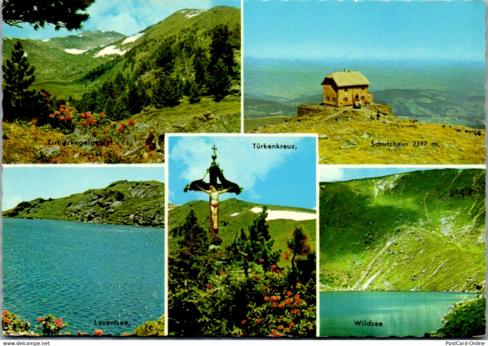 13092 - Steiermark - Lavantsee , Zirbitzkogel , Türkenkreuz , Wildsee , Schutzhaus - Gelaufen - Obdach