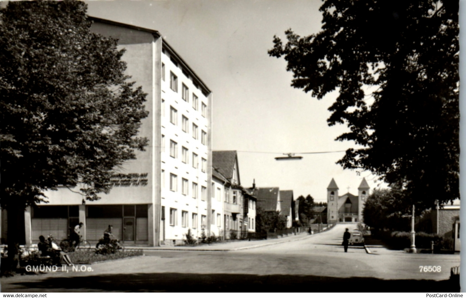 13194 - Niederösterreich - Gmünd , Andreas Zettel Hof , Auto , Käfer - Gelaufen 1968 - Gmünd