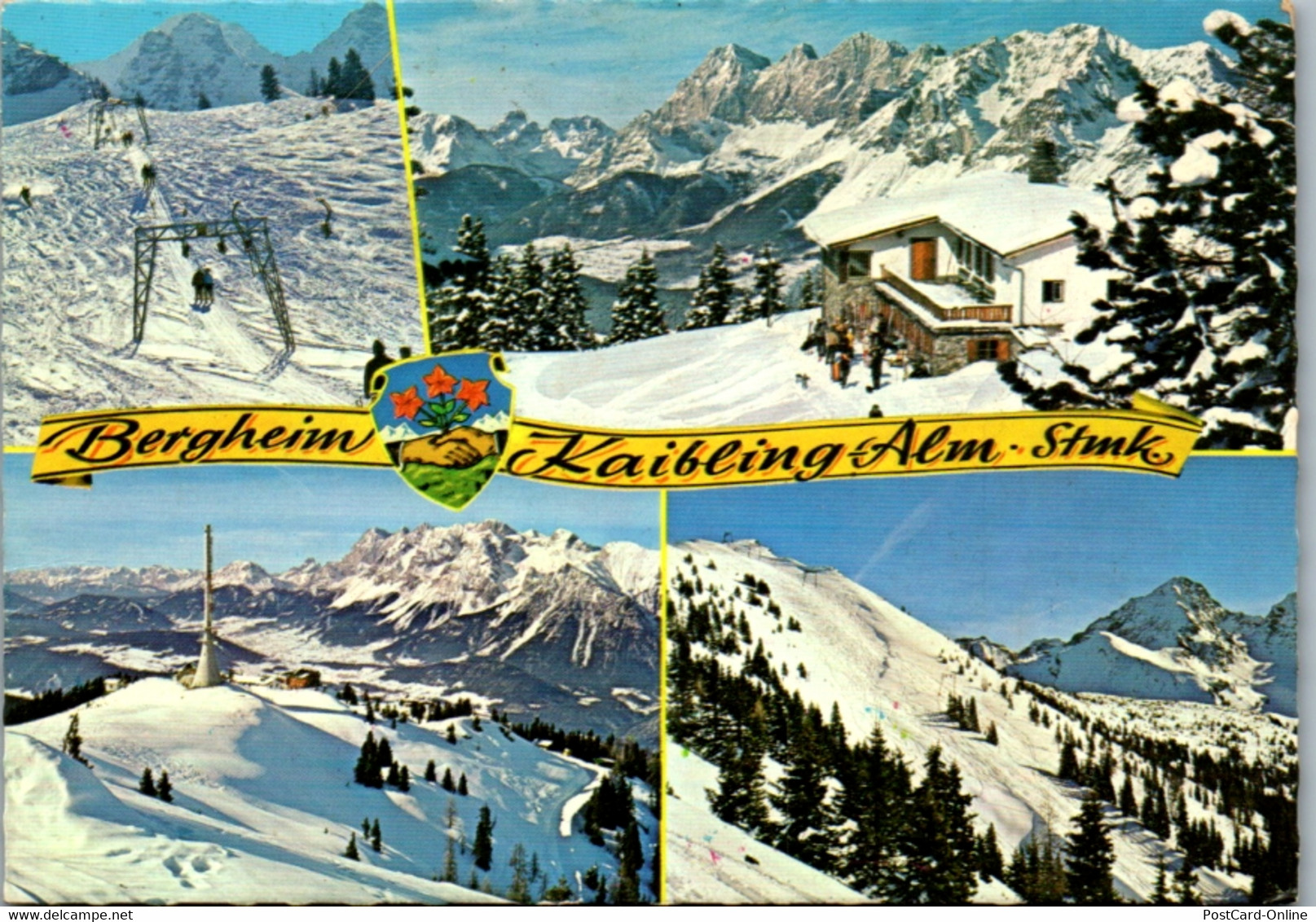 13234 - Steiermark - Kaibling Alm , Naturfreunde Bergheim , Hauser Kaibling , Hoher Dachstein , Wintersport - Gelaufen 1 - Haus Im Ennstal