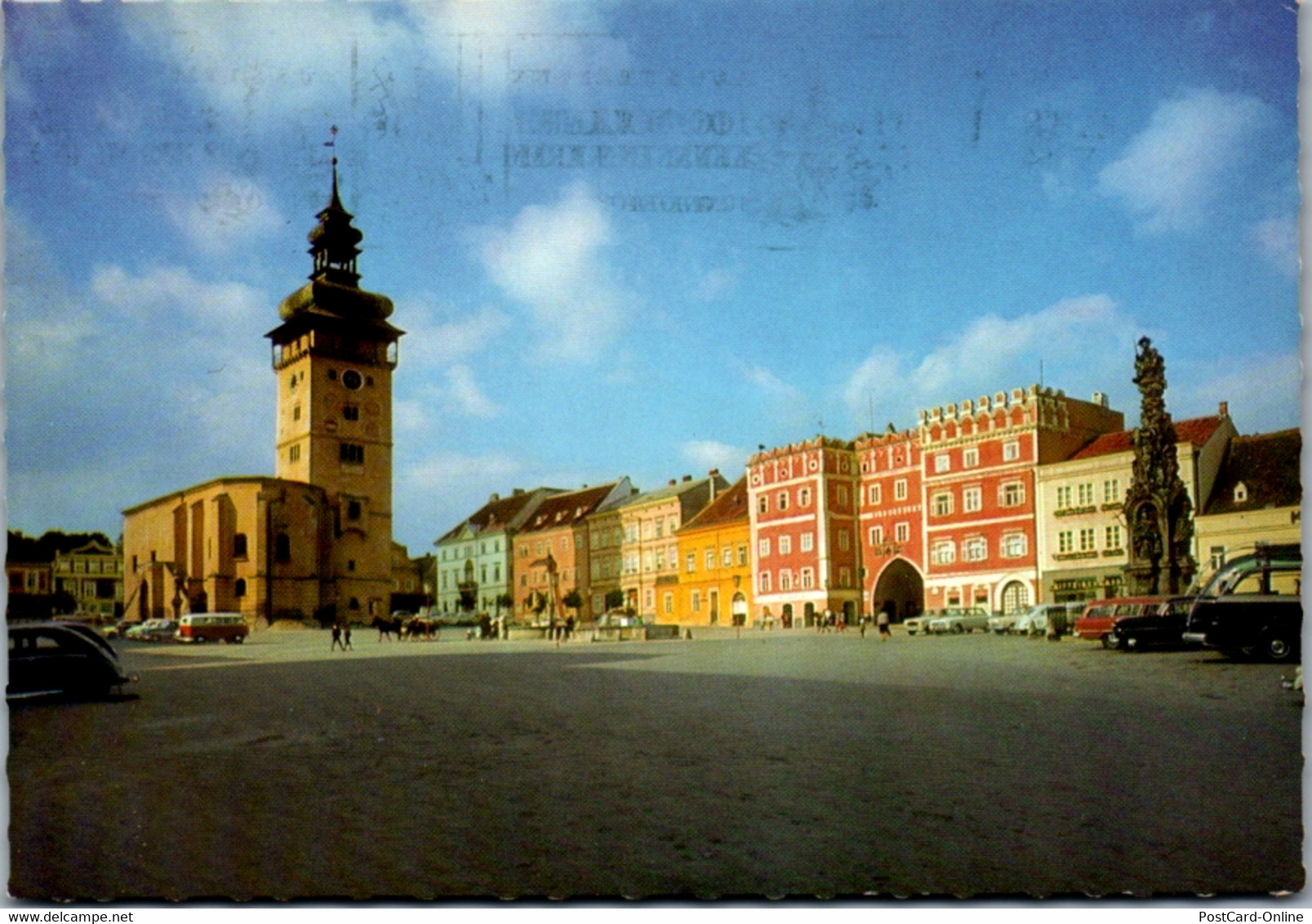 13246 - Niederösterreich - Retz , Hauptplatz - Gelaufen 1971 - Hollabrunn