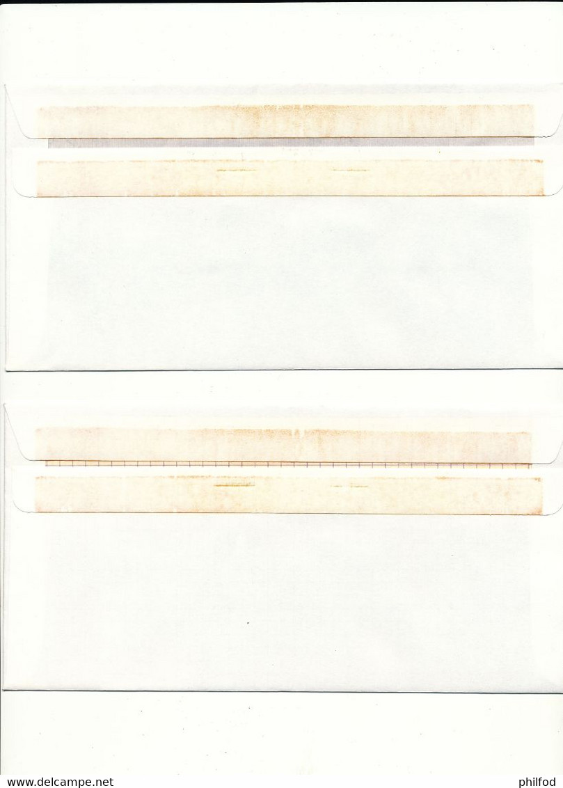 1985 - 4 Enveloppes - Divers - Used Stamps