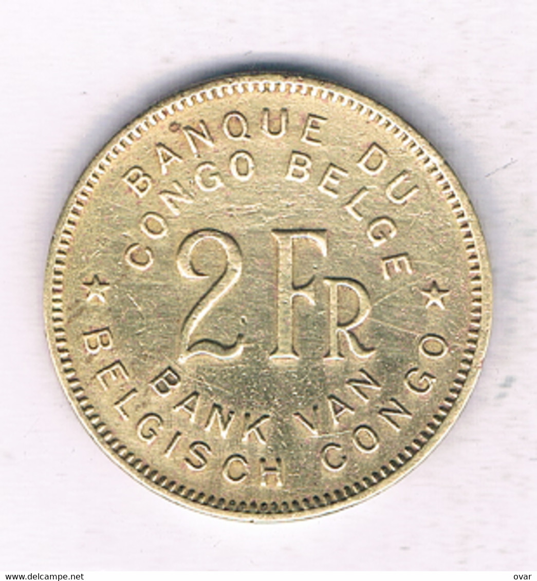 2 FRANC 1947  BELGISCH CONGO /5895/ - 1945-1951: Régence