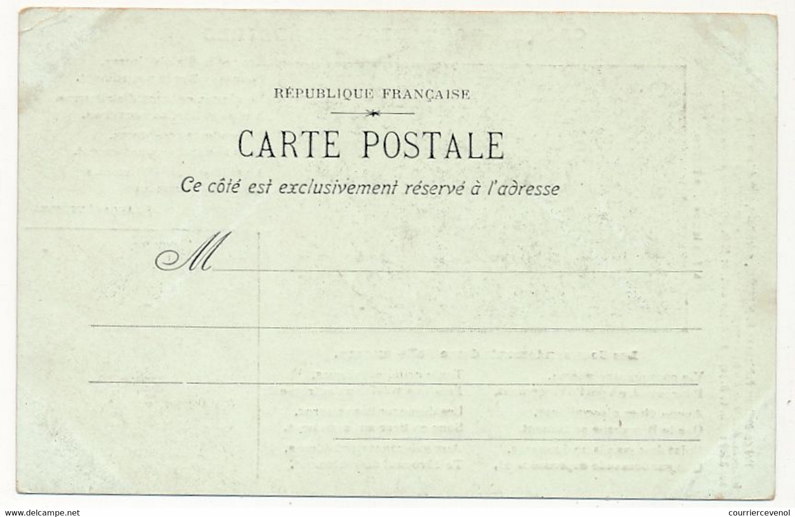 CPA - Cartes Postales Littéraires... Les Commandements D'une Belle-maman - Philosophie