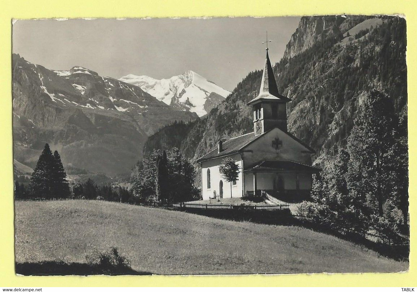 3134 - ZWITSERLAND - SWITZERLAND - BALMHORN - KANDERGRUND - KIRCHE - Kandergrund