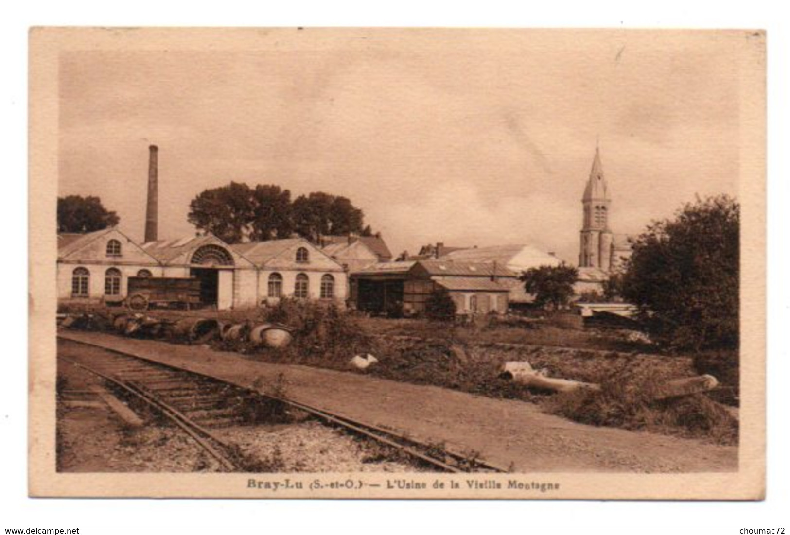 (95) 602, Bray-Lu, André, L'Usine De La Vieille Montagne - Bray-et-Lû