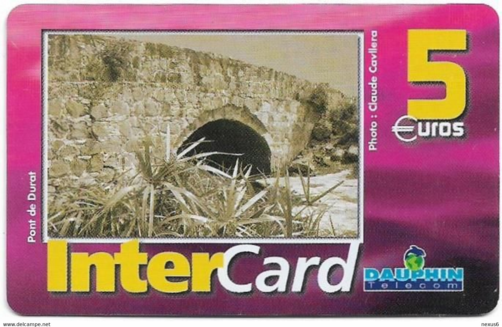 French Antilles - Dauphin Telecom (InterCard) - Pont De Durat, Remote Mem. 5€, 10.000ex, Used - Antillen (Französische)