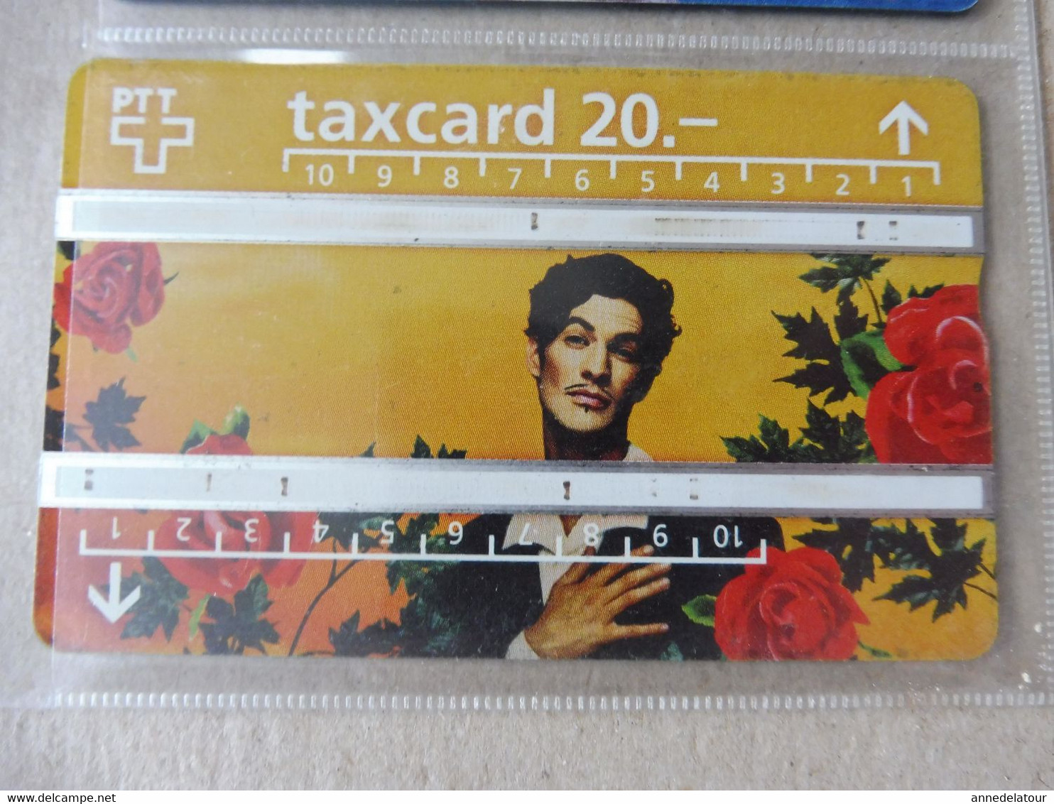 10 télécartes (cartes téléphoniques)  TAXCARD  ,   origine Suisse