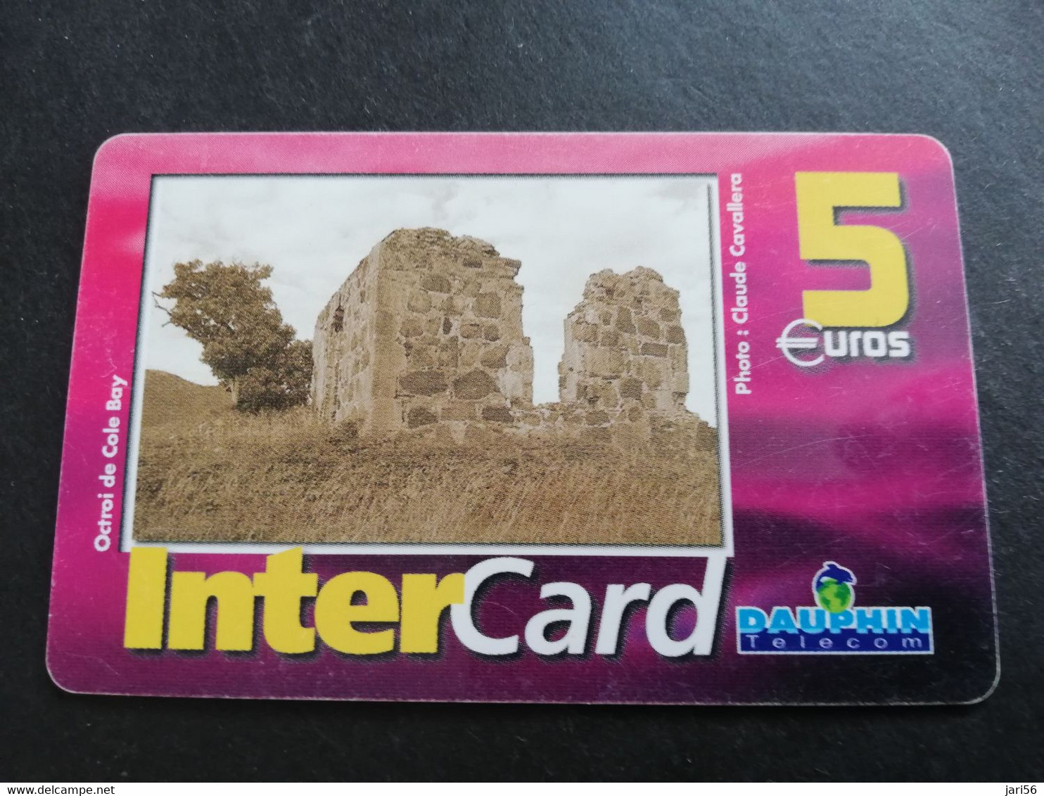 Caribbean Phonecard St Martin French INTERCARD  5 EURO  NO 114  **5813** - Antilles (Françaises)