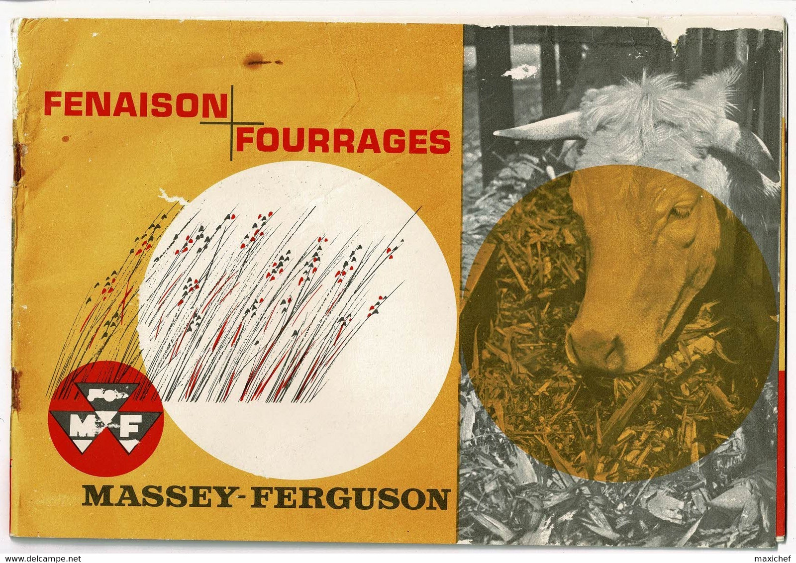 Revue 16 Pages - Fenaison - Fourrages "Massey Fergusson" Faucheuse, Fanage, Presses, Recolteuses, Remorques - 1961 - Tractors