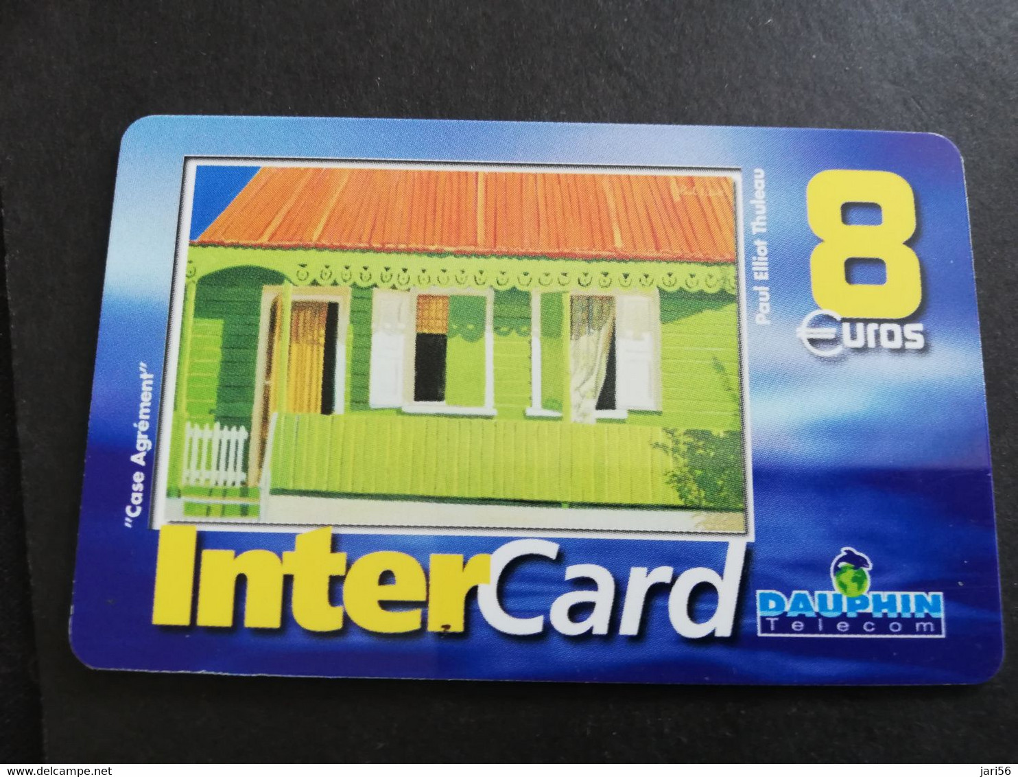 Caribbean Phonecard St Martin French INTERCARD  8 EURO  NO 086  **5824** - Antillen (Französische)