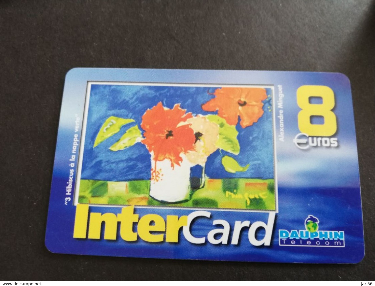 Caribbean Phonecard St Martin French INTERCARD  8 EURO  NO 084  **5826** - Antilles (Françaises)