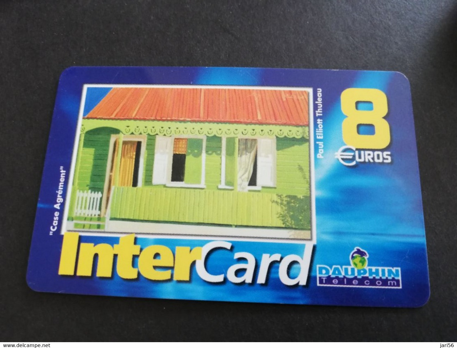 Caribbean Phonecard St Martin French INTERCARD  8 EURO  NO 052  **5831** - Antillen (Französische)