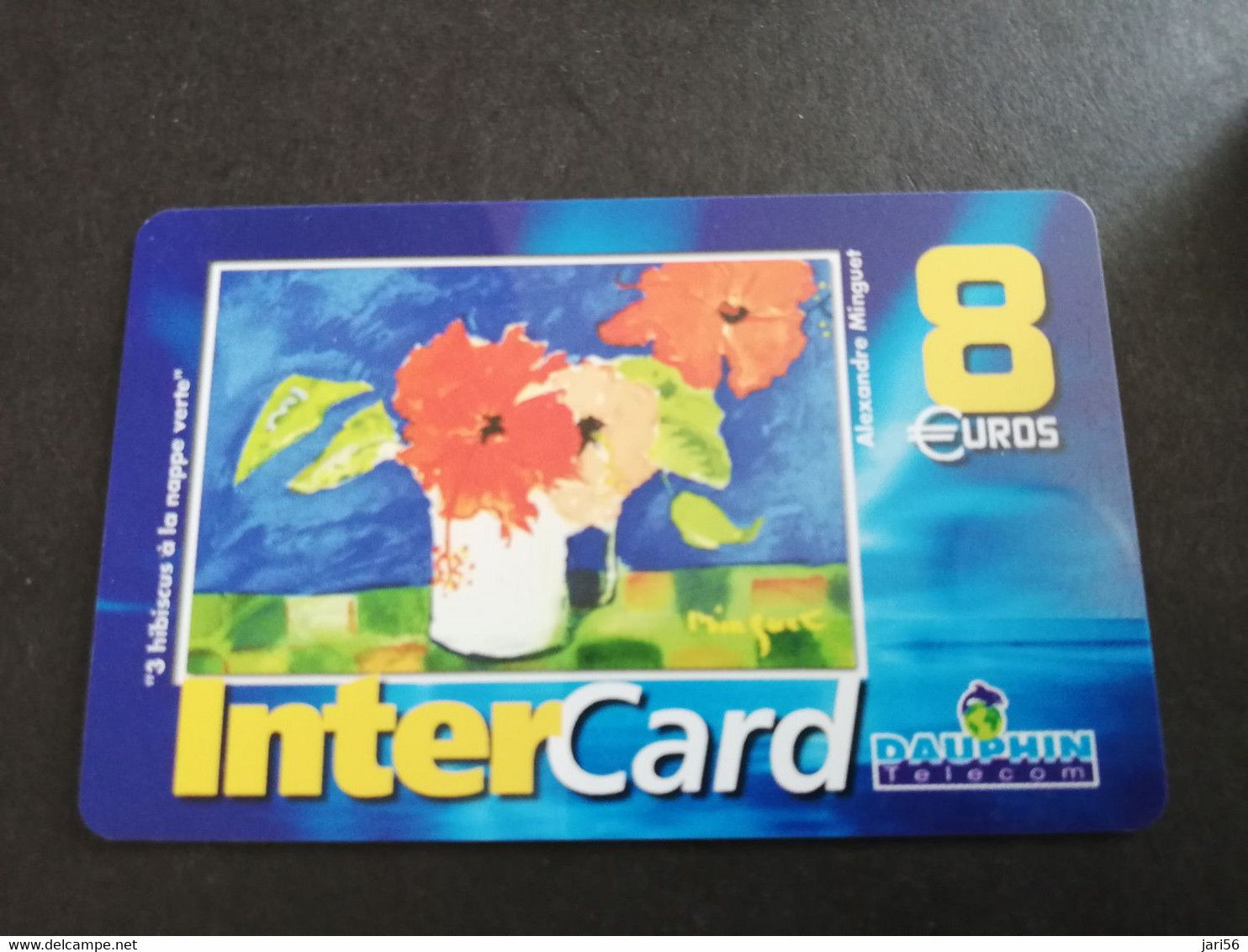Caribbean Phonecard St Martin French INTERCARD  8 EURO  NO 044  **5835** - Antillas (Francesas)