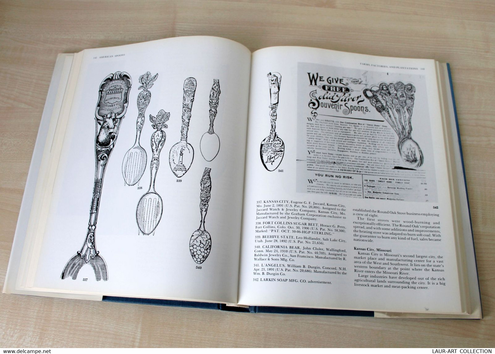 LIVRE - AMERICAN SPOONS SOUVENIR AND HISTORICAL By D.RAINWATER & D.FELGER  1990 SCHIFFER         (0512.223) - Ontwikkeling