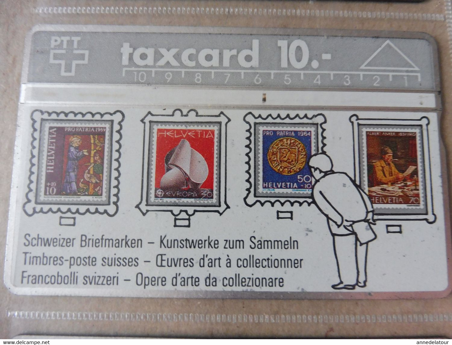 10 télécartes (cartes téléphoniques)  TAXCARD  (dont 1 unité P-TAXCARD SWISS TELECOM )  ,  origine Suisse