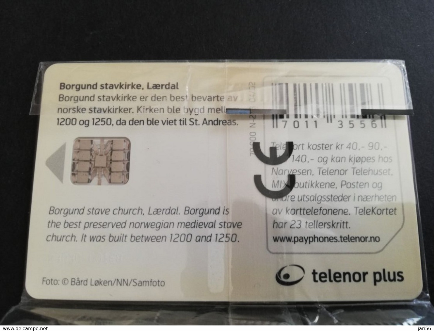 NORWAY NOORWEGEN TELENOR 22 TELLERSKRITT  N-243  MINT IN WRAPPER **5851** - Norvège