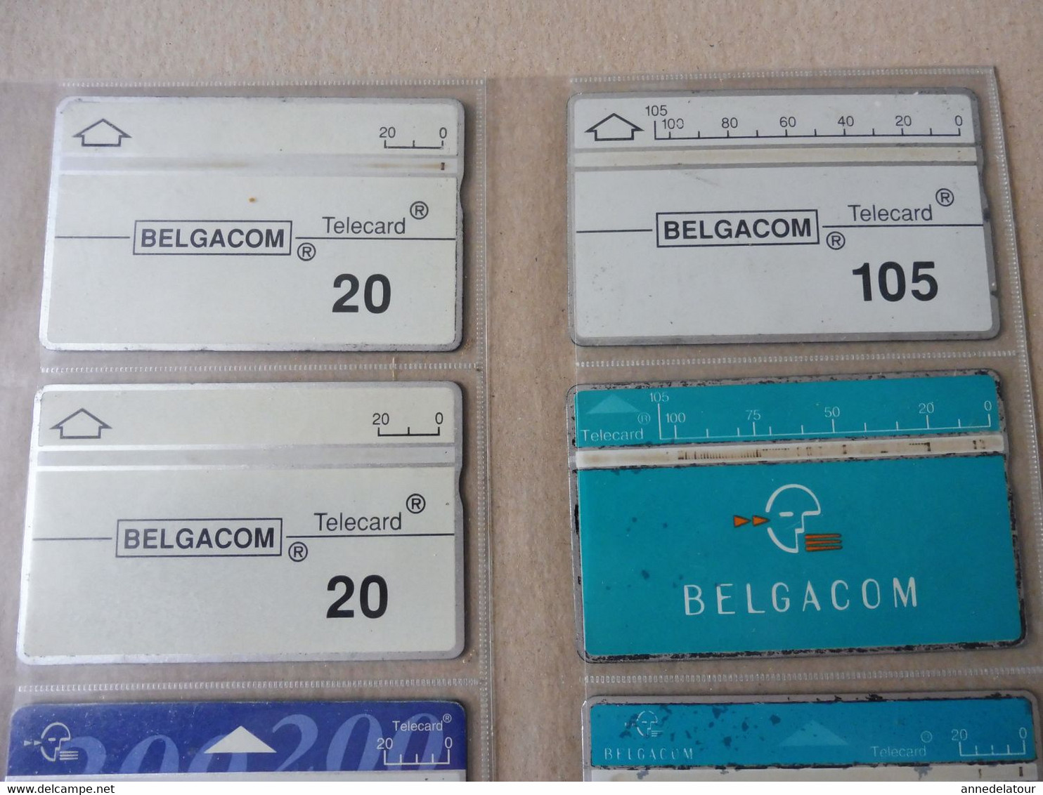 10 Télécartes (cartes Téléphoniques)  Telecard  BELGACOM ,  Origine Belgique - Te Identificeren