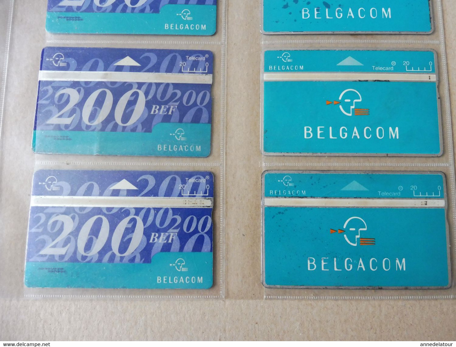 10 Télécartes (cartes Téléphoniques)  Telecard  BELGACOM ,  Origine Belgique - A Identifier