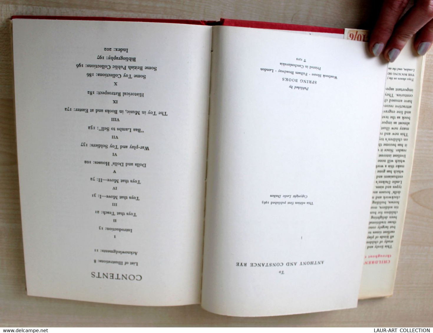 CHILDREN'S TOYS THROUGHOUT THE AGES - LESLIE DAIKEN - 1963 SPRING BOOKS LONDON         (0512.226) - Kultur
