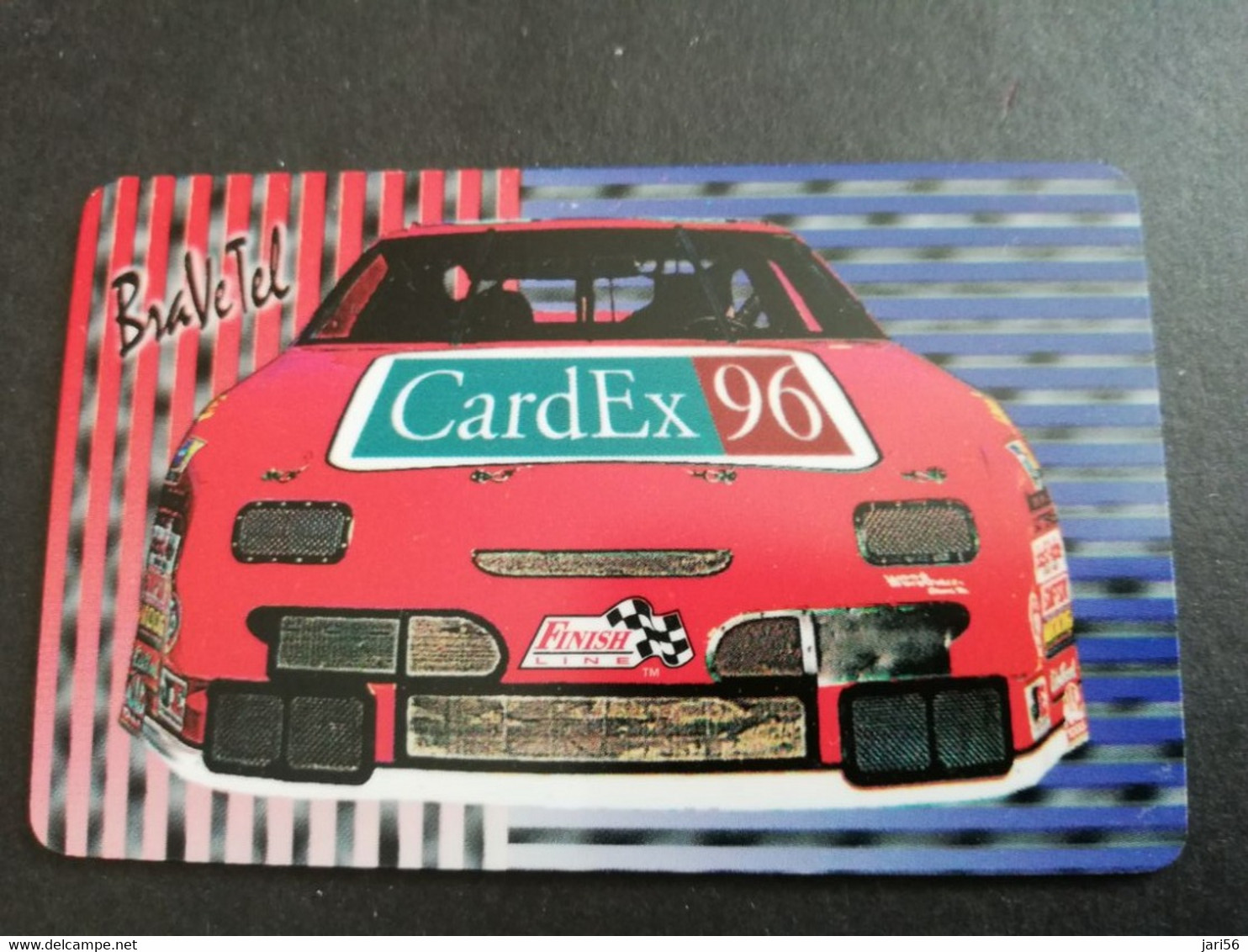 NETHERLANDS  PREPAID 3 UNITS  CARDEX 96  BRAVETEL/PROMOCARD  RACECAR 60/1000   MINT CARD   ** 5861** - Sin Clasificación