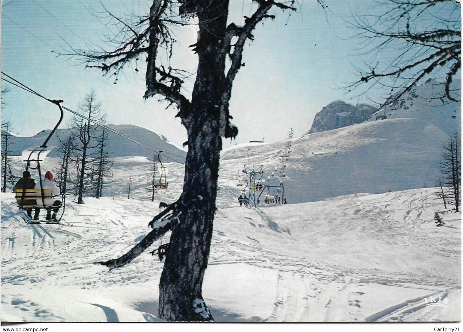 CPSM. CHAMONIX MONT BLANC. TELESIEGES DE LA COMBE DES VIOZ. LE BREVENT. - Chamonix-Mont-Blanc