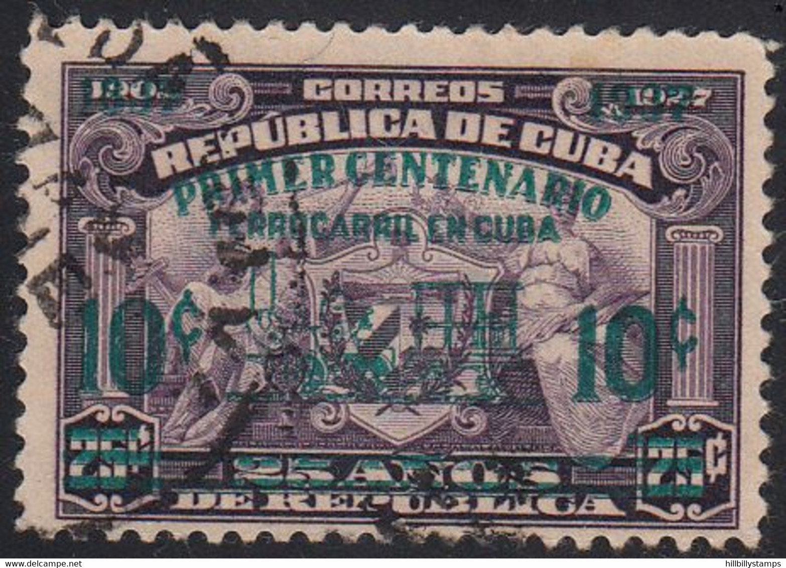 CUBA  SCOTT NO 355   USED   YEAR  1937 - Oblitérés