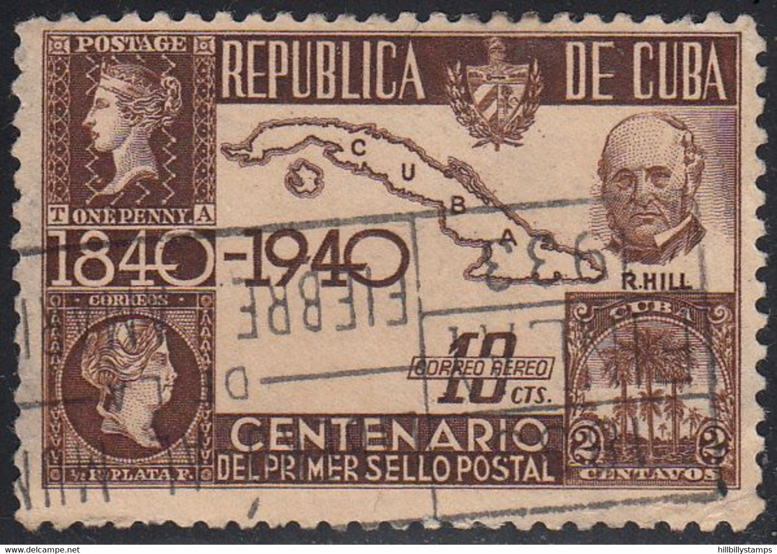 CUBA  SCOTT NO C32   USED   YEAR  1940 - Gebruikt