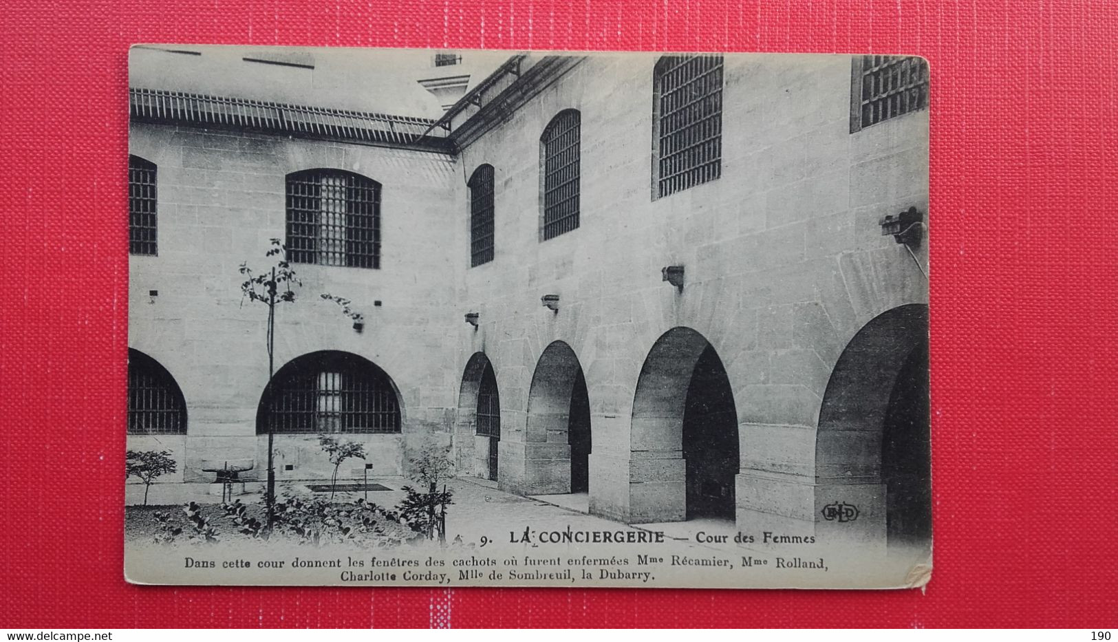La Conciergerie-Cour Des Femmes.Charlotte Corday - Prison