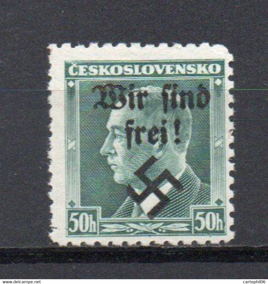 - ALLEMAGNE SUDETENLAND - REICHENBERG MAFFERSDORF N° 34 Neuf ** MNH - Cote 30,00 € - - Région Des Sudètes