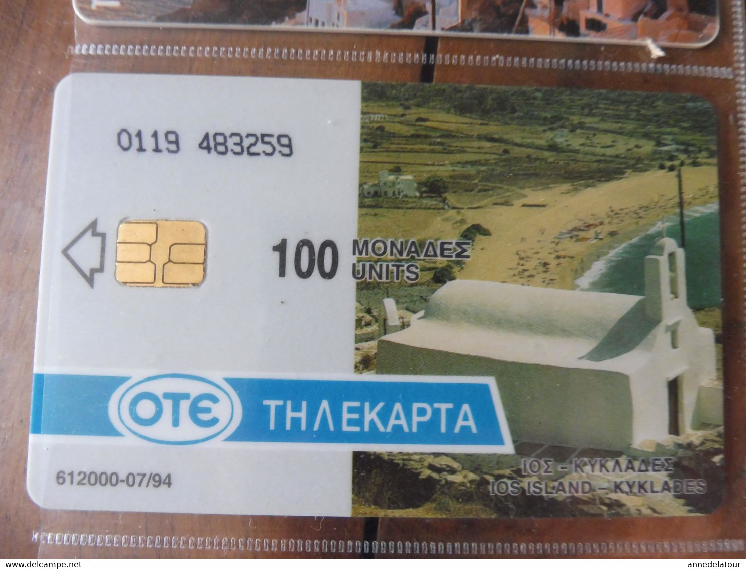 10 télécartes (cartes téléphoniques)  OTE  ΤΗΛΕΚΑΡΤΑ     Origine Grèce